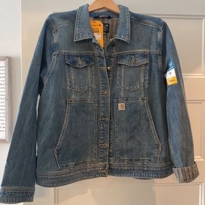 CARHARTT - WOMEN'S RUGGED FLEX® RELAXED FIT DENIM JACKET New with tags